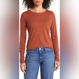 Nordstrom Orange Long Sleeves